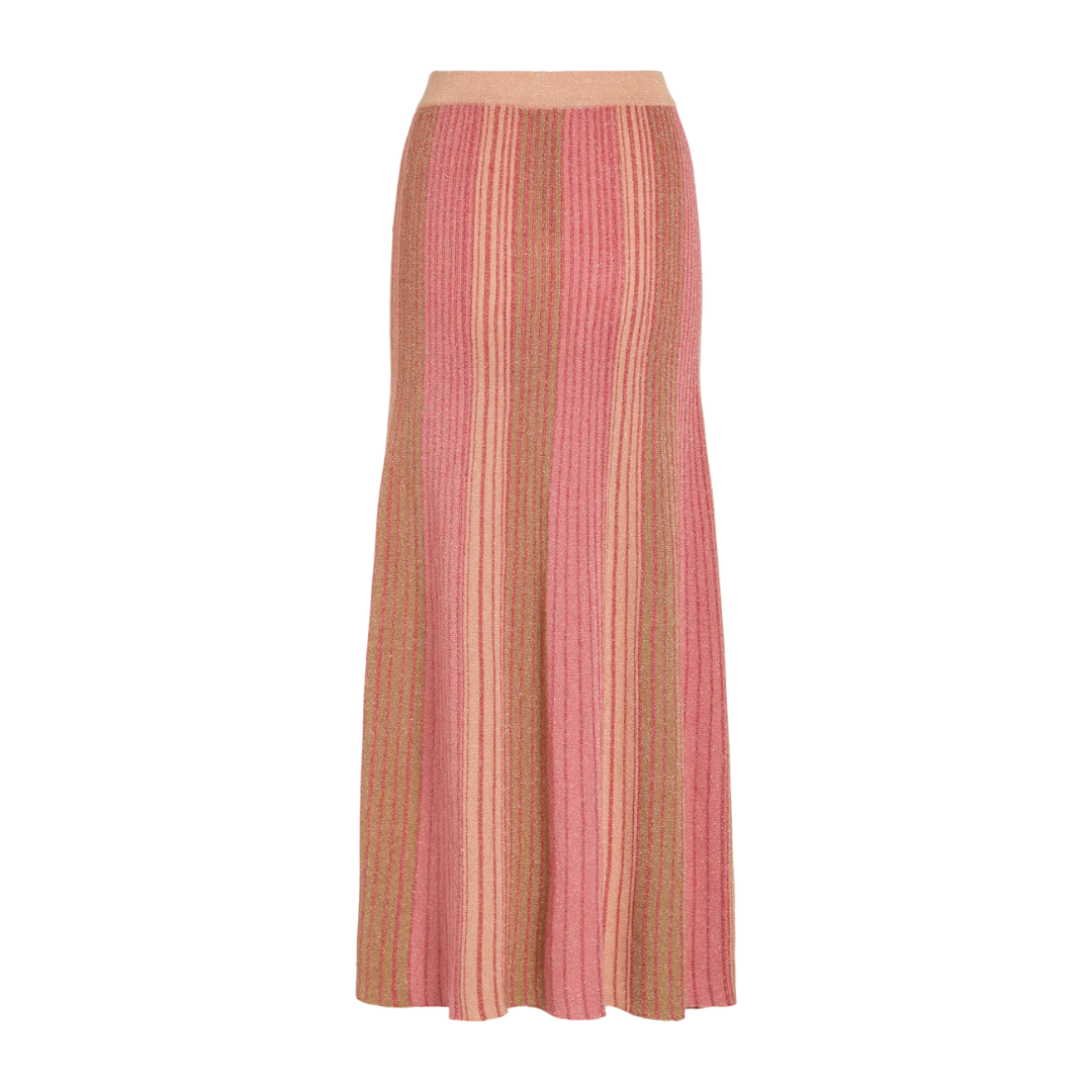 Elodie Crochet Knit Midi Skirt