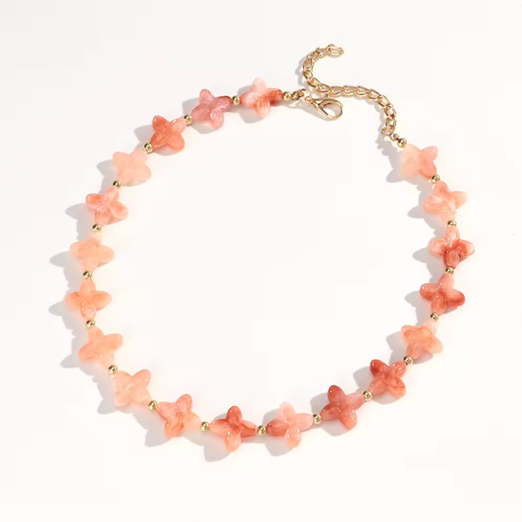 Acrylic Clover Necklace