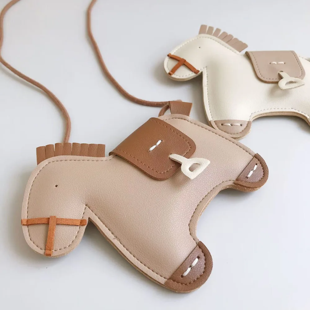 Kids Leather Bag - Horse