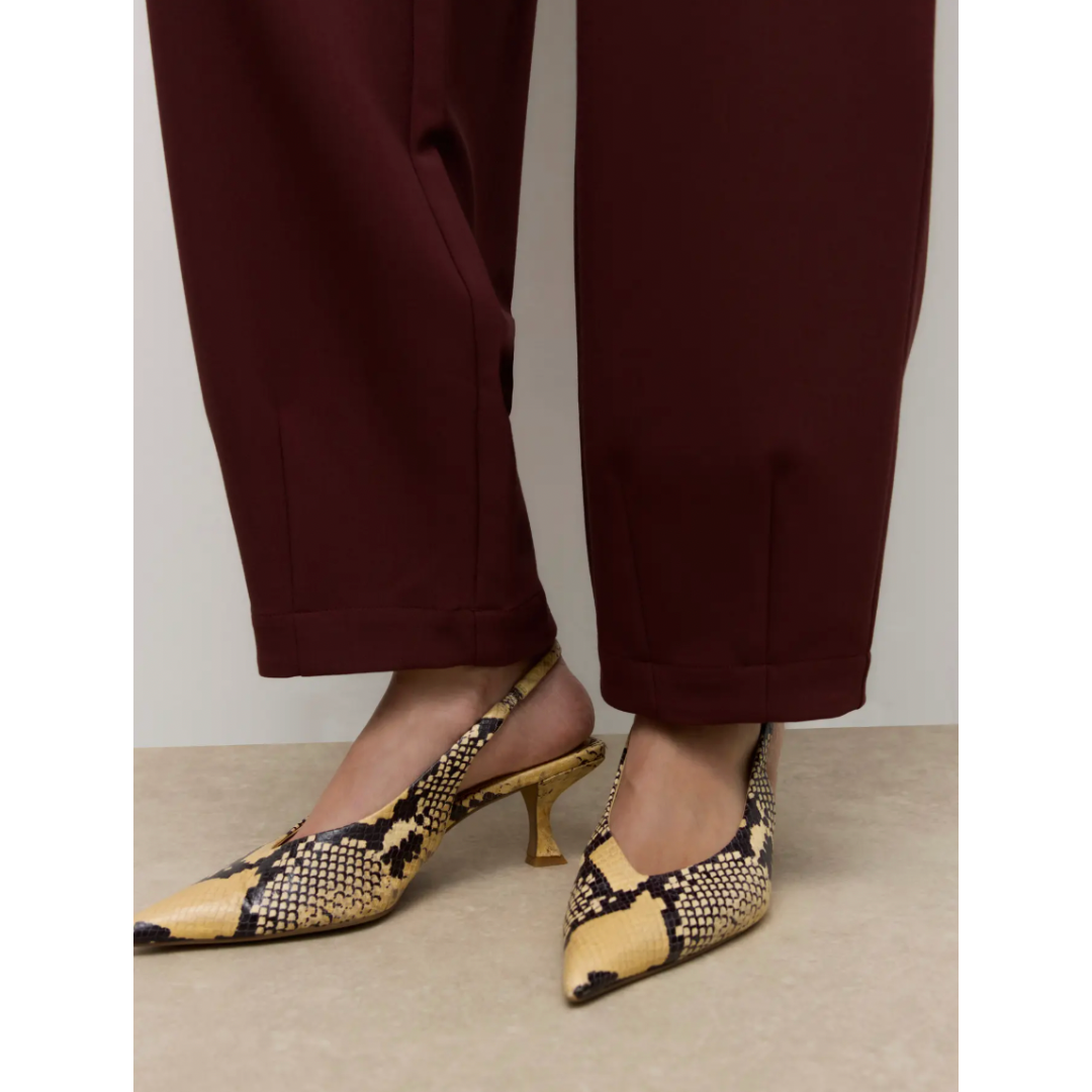 Vivica Burgundy Tailored Trousers