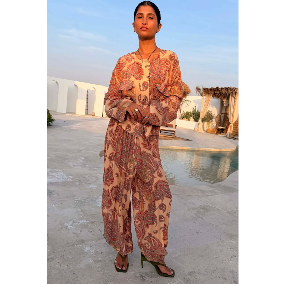 Paisley Balloon Trousers