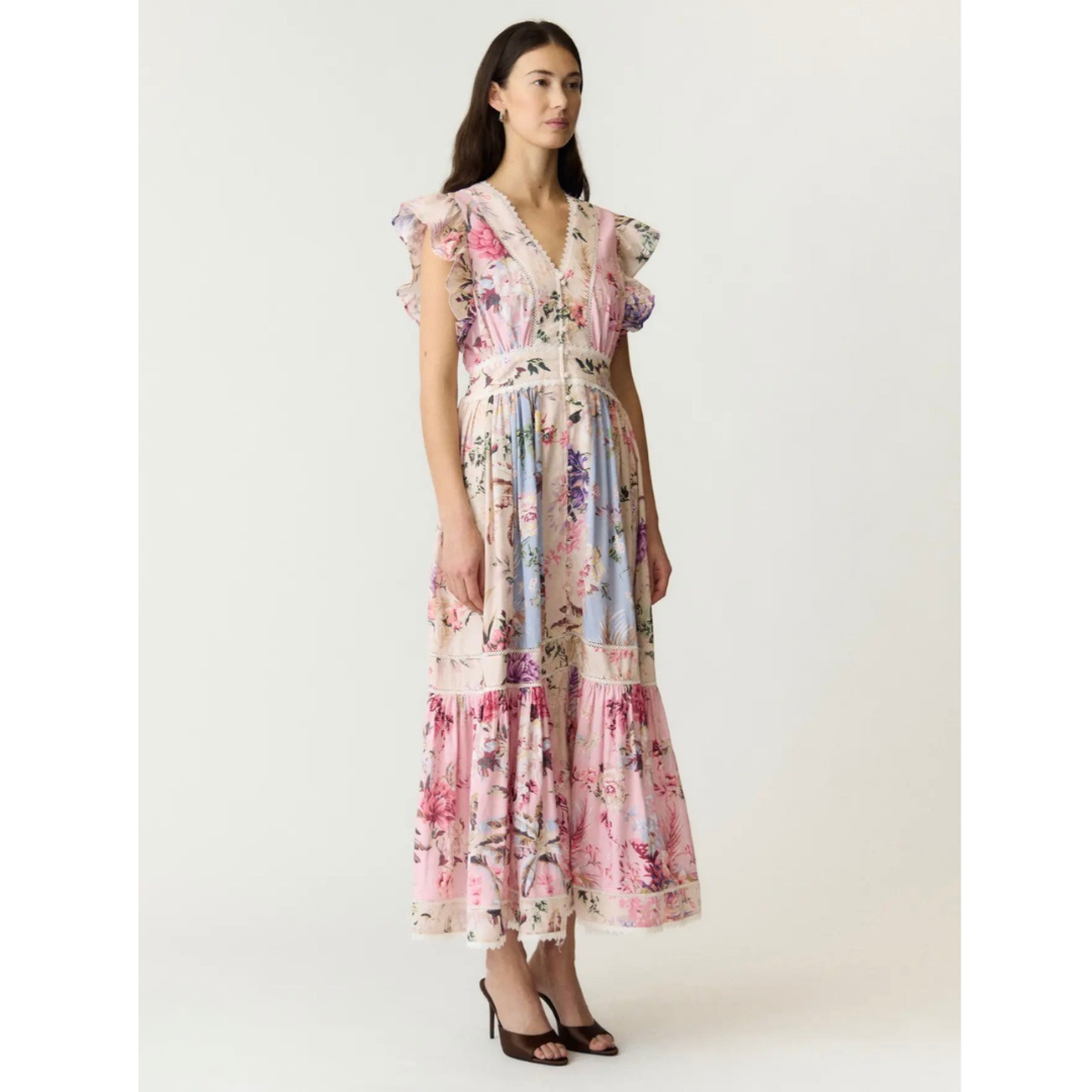 Messa Floral Midi Dress