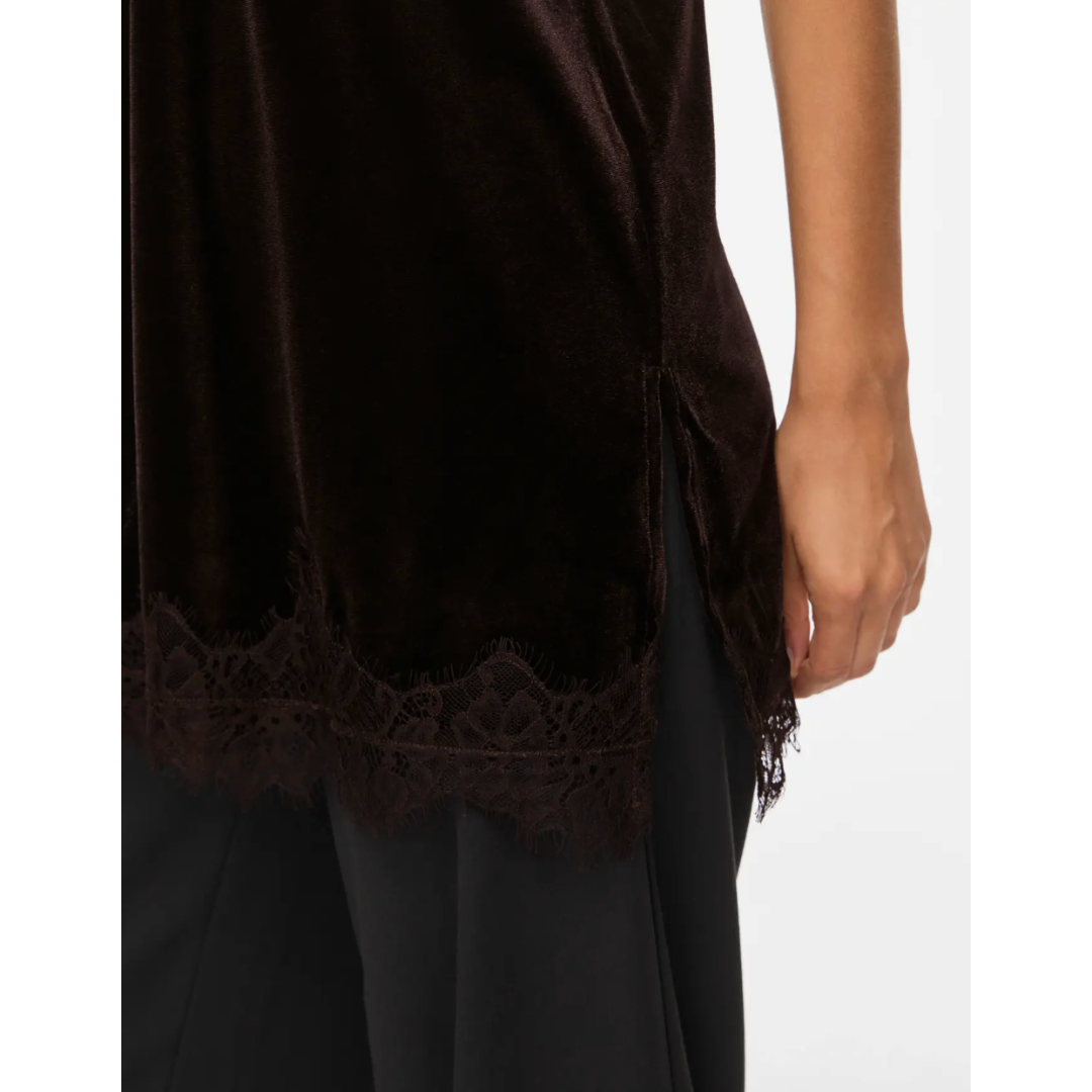 Verity Velvet Singlet Top