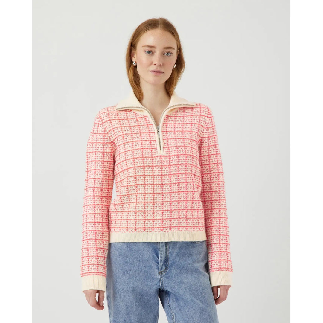 Hamptons Zip Knit Jumper