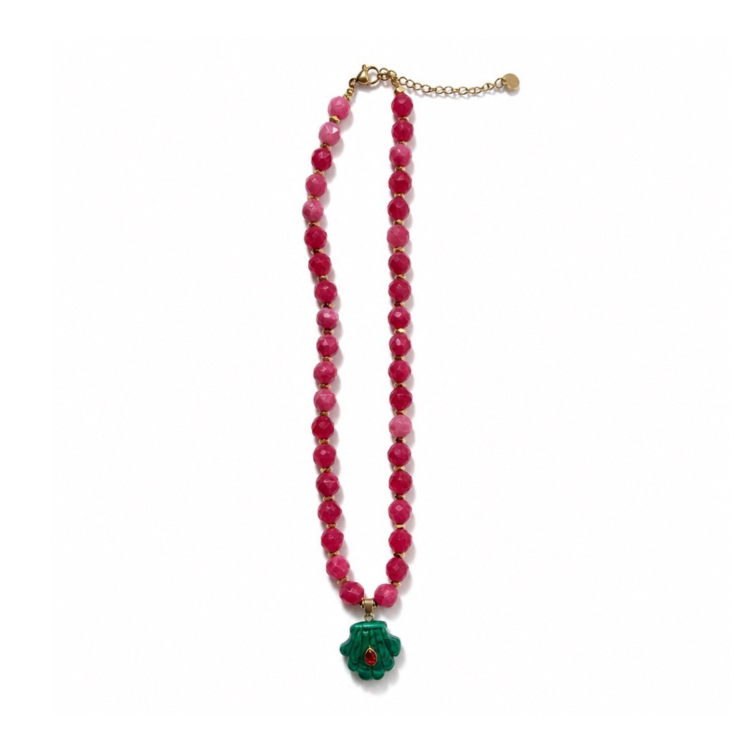 Marci necklace - Red & Green