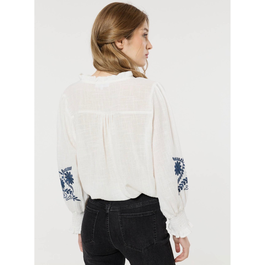 Harper Embroidered Blouse