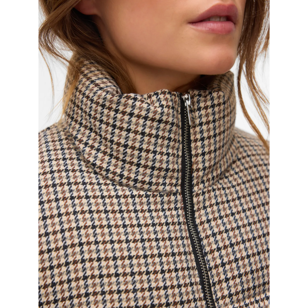 Lyon Houndstooth Puffer Jacket
