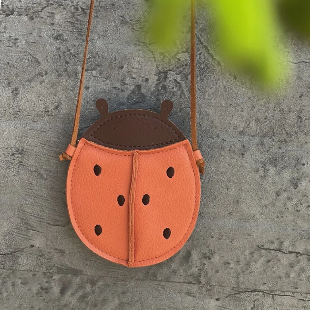 Kids Leather Bag - Ladybird