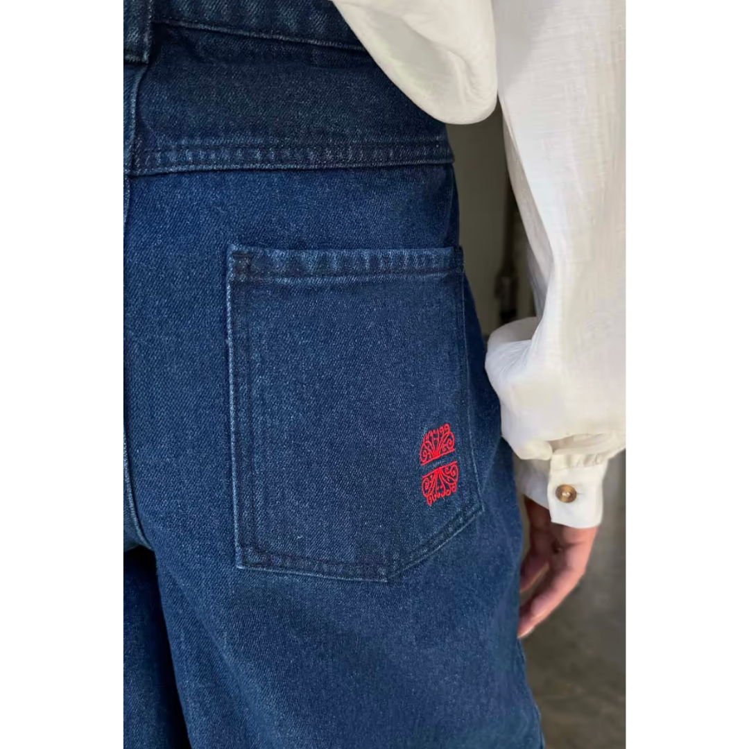 Blue Denim Pallazzo Jan Jean