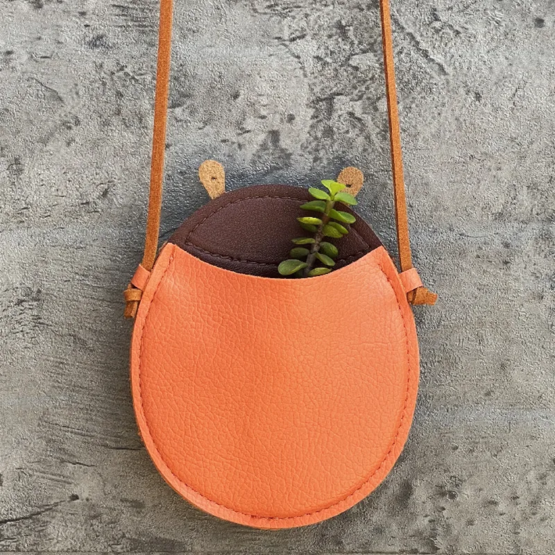 Kids Leather Bag - Ladybird