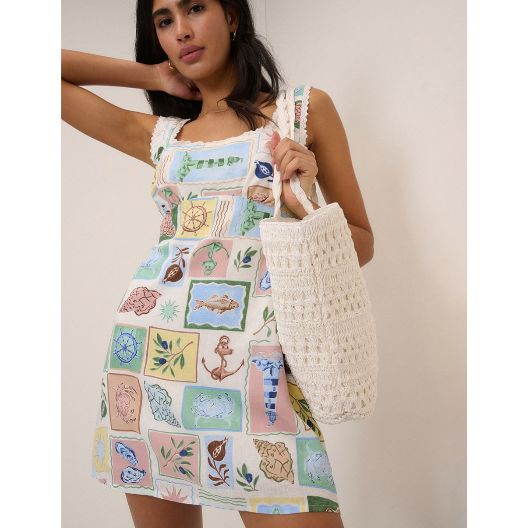 Ciara Print Mini Dress