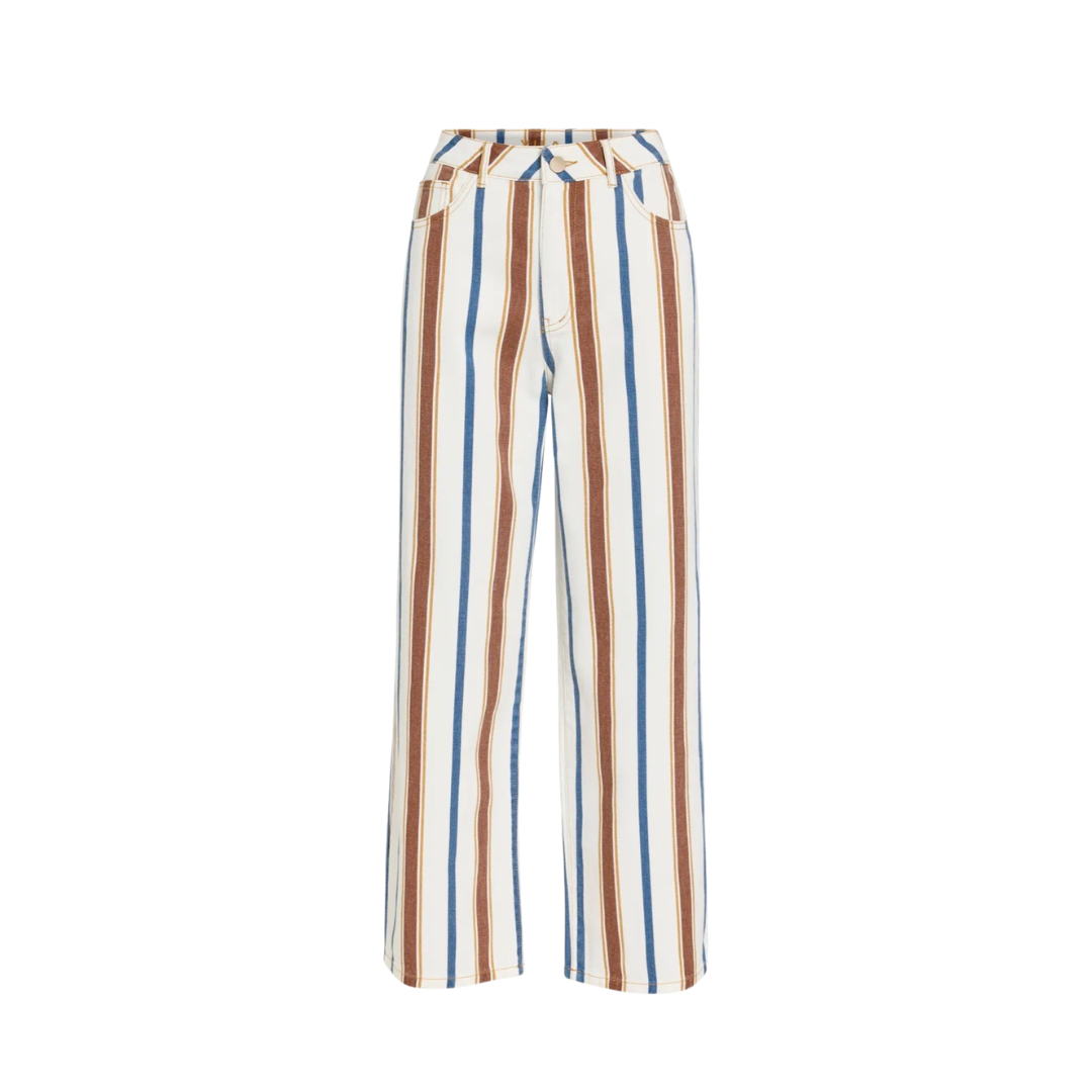 Emma 7/8 stripe jeans
