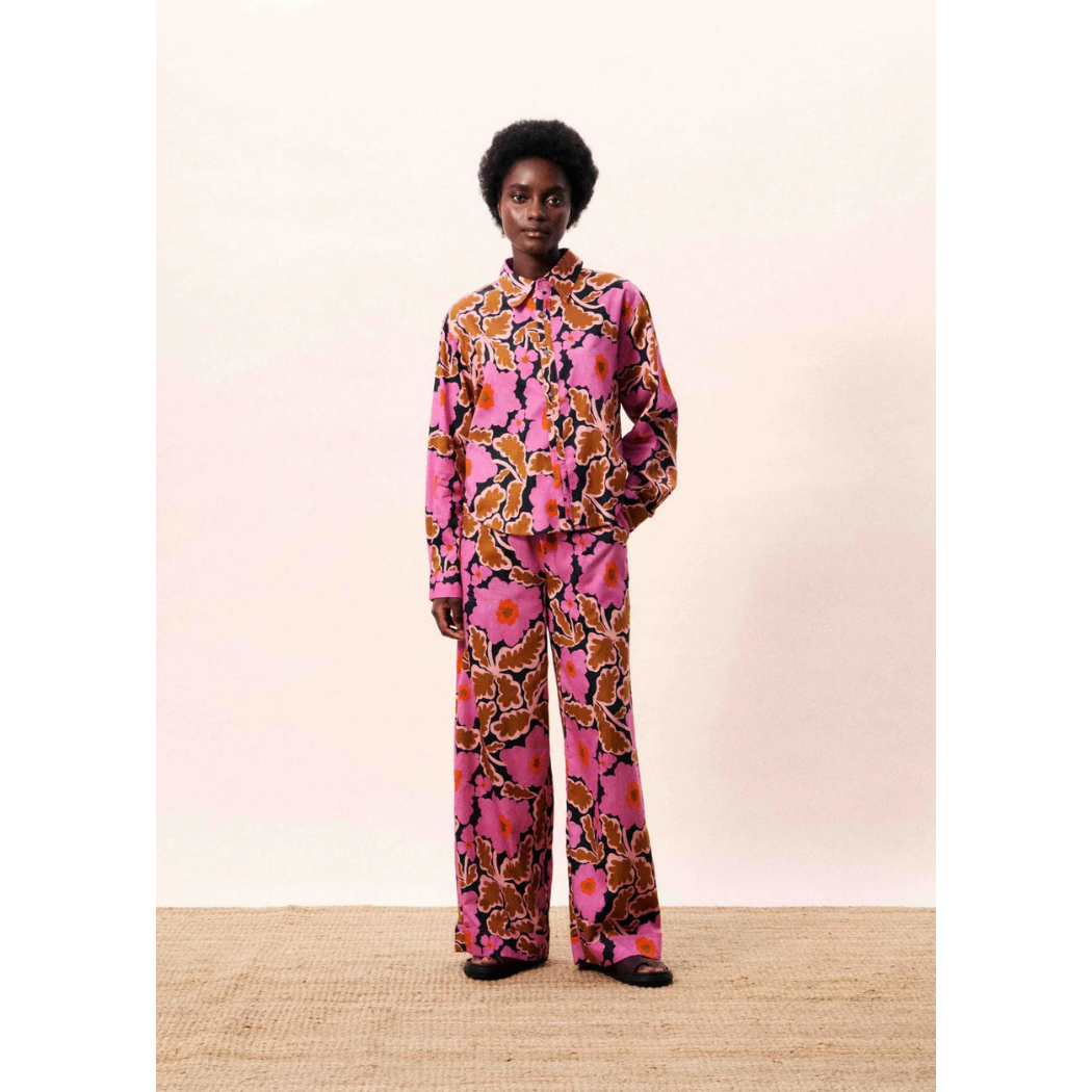 Lotus Printed Trousers