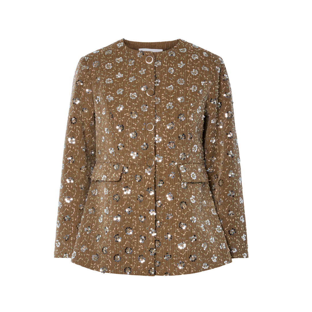 Embellished hourglass Blazer