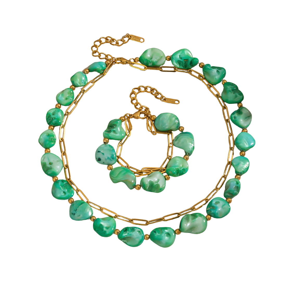Azure Necklace & Bracelet