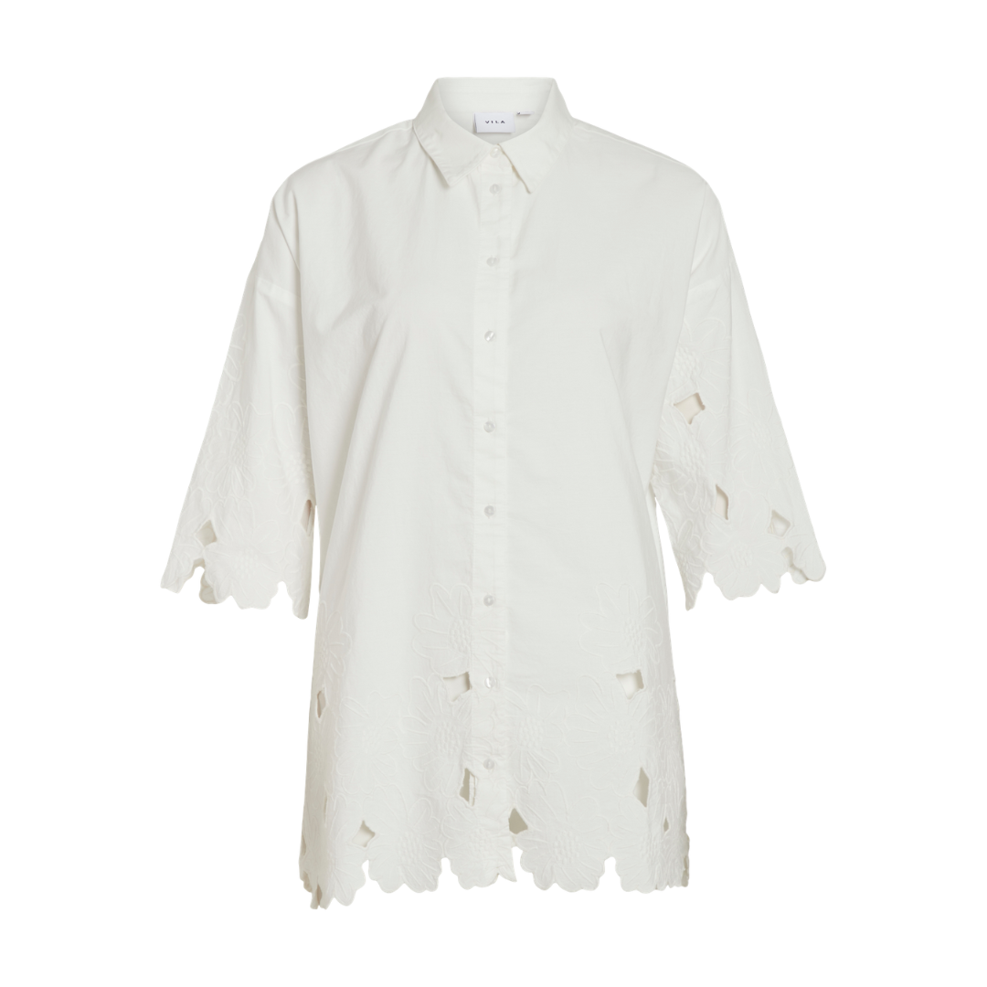 Talulah White Embroidered Shirt