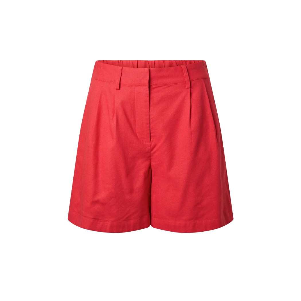 Lirma Red Tailored Shorts