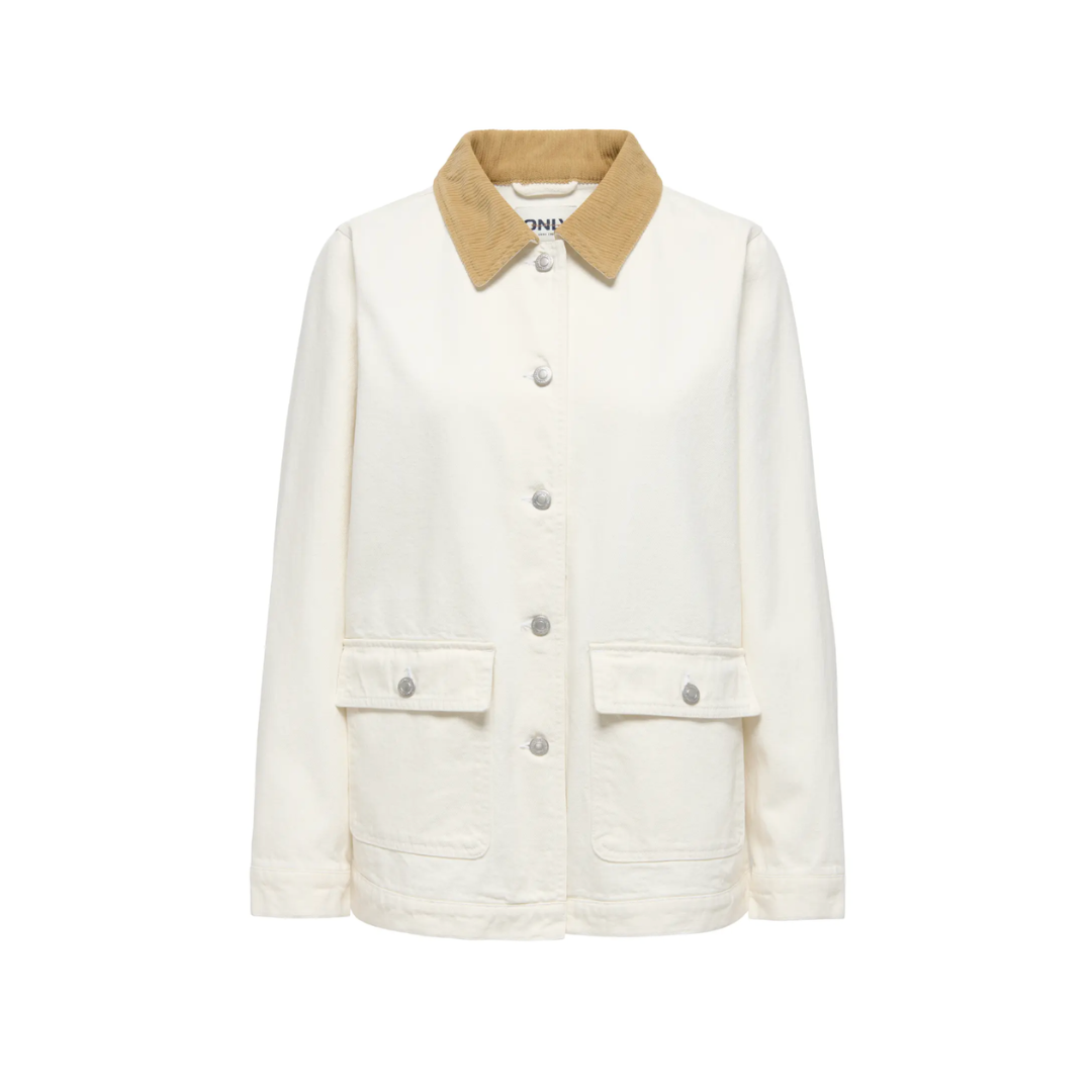 Frankie White Denim Jacket