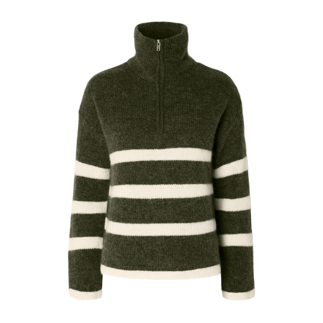 Maline Zip Neck Jumper