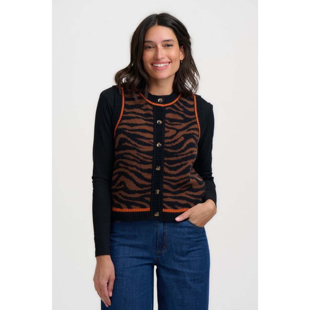Natalie Knitted Waistcoat