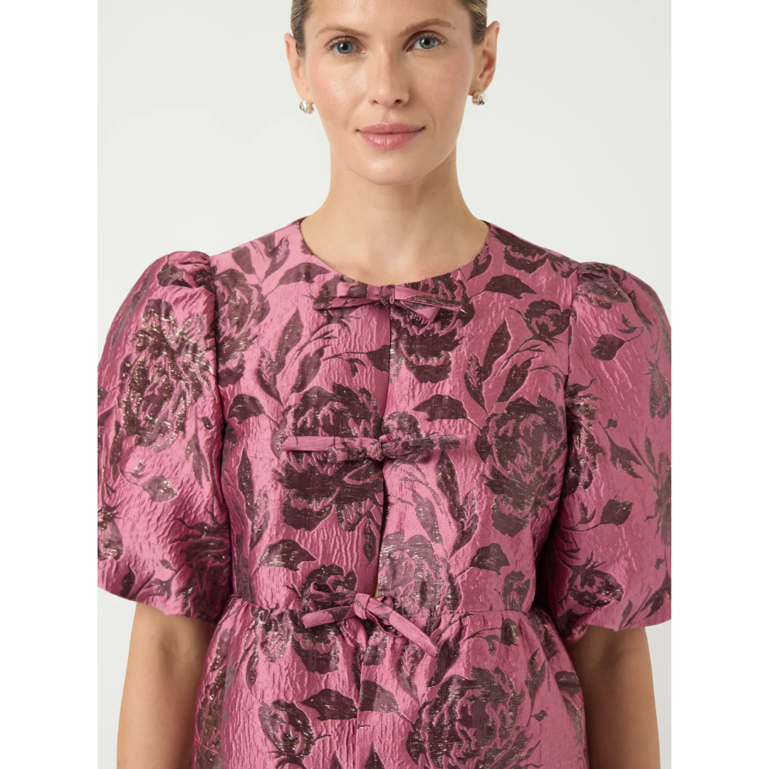 Margot Floral Jacquard Top