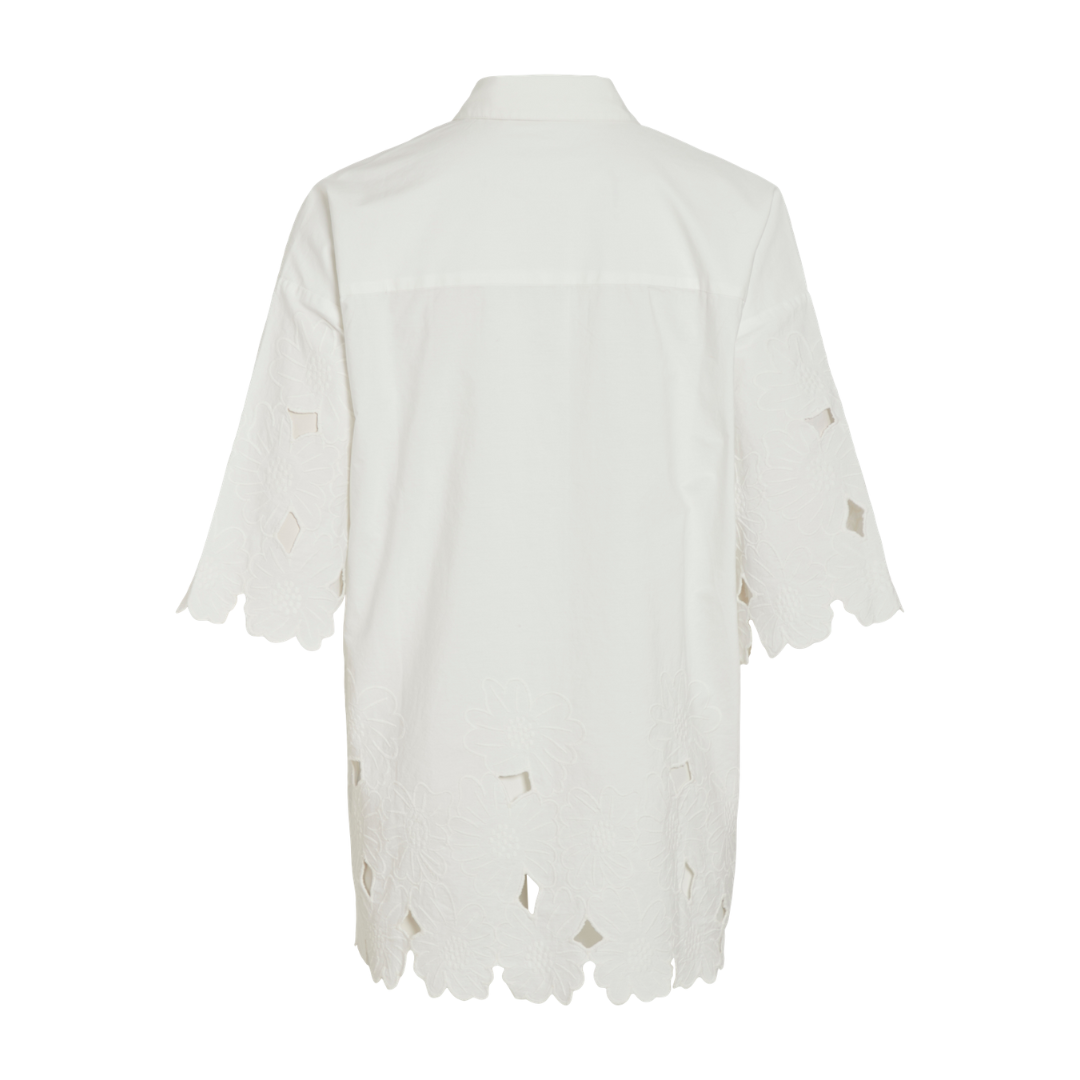 Talulah White Embroidered Shirt