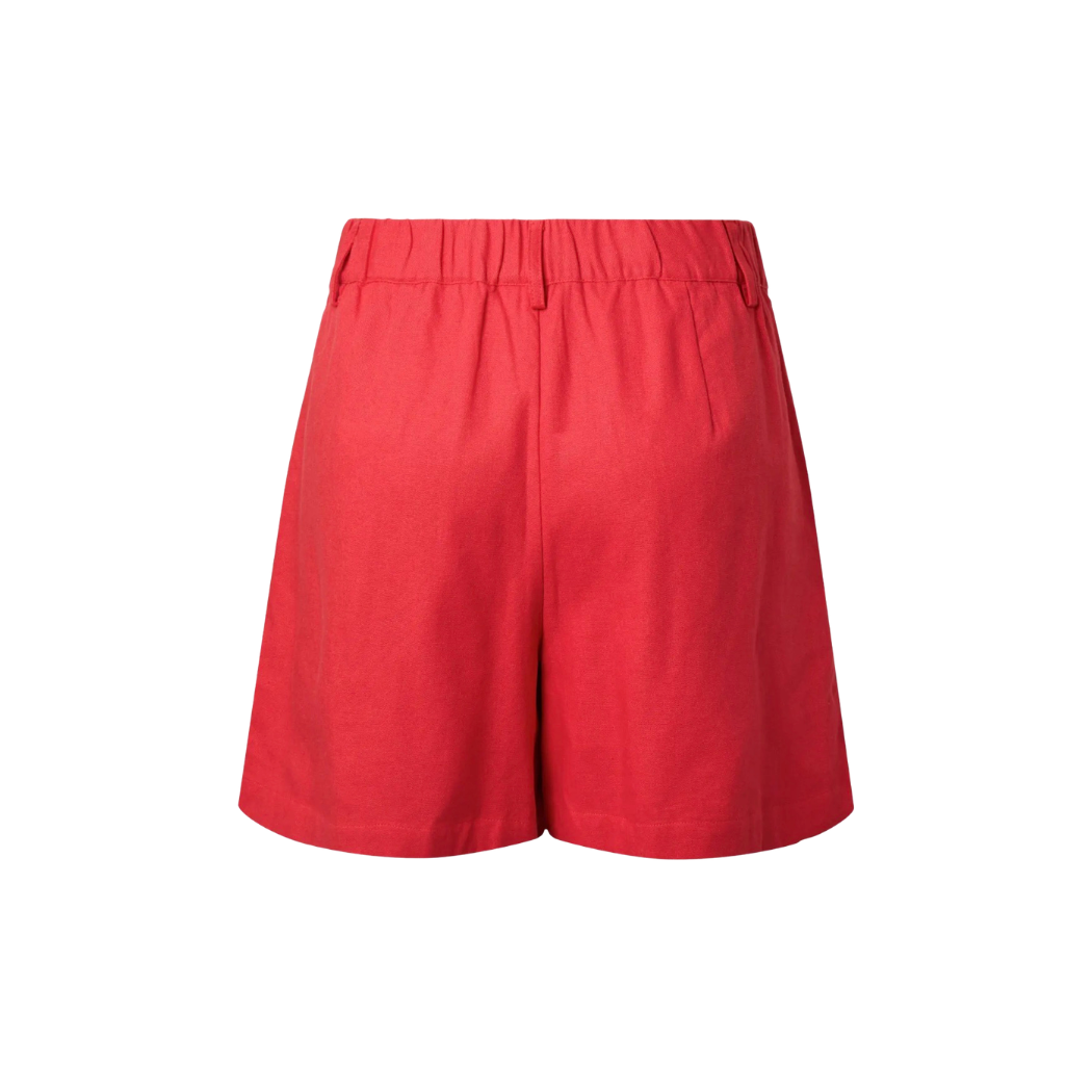Lirma Red Tailored Shorts