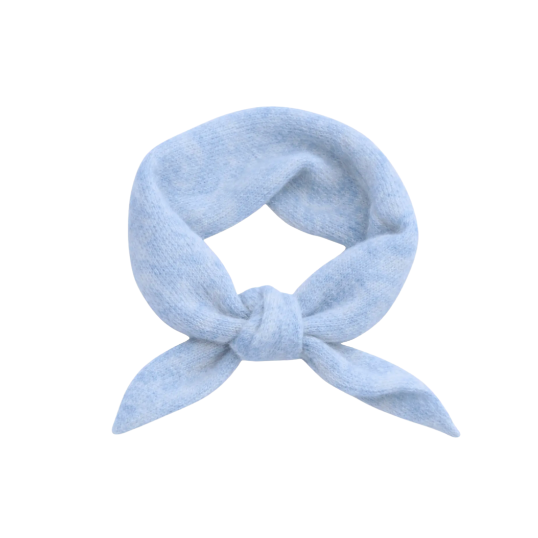 Kyle Powder Blue Knit Scarf