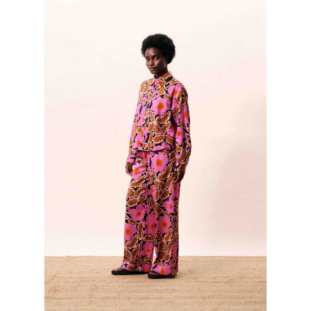 Lotus Printed Trousers