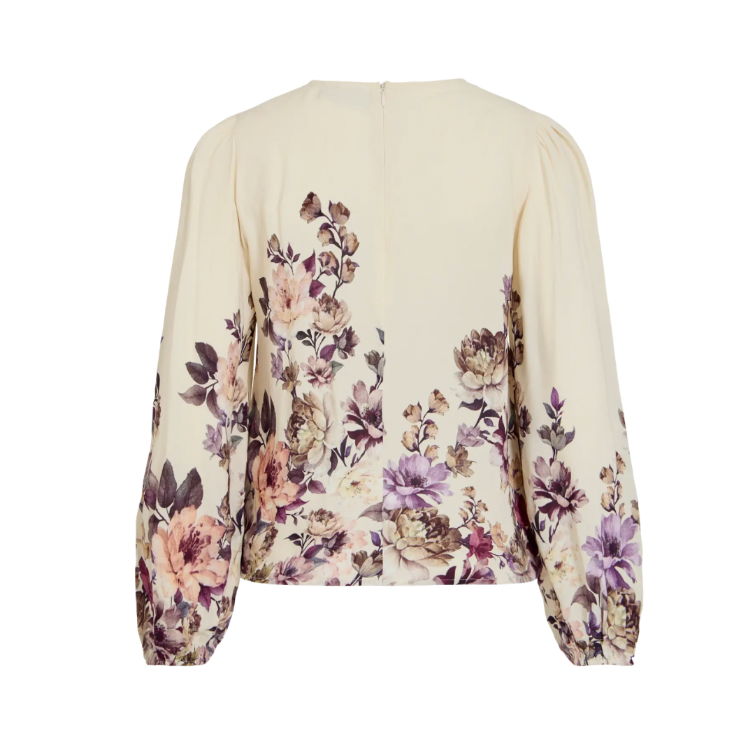 Fern Floral Print Blouse