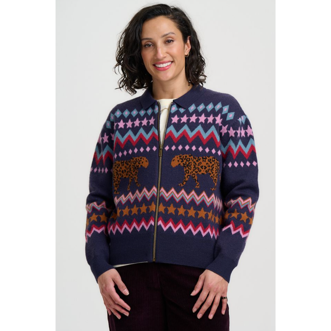 Katlin Knitted Bomber Jacket