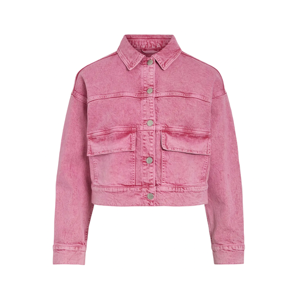 Fuchsia Denim Jacket