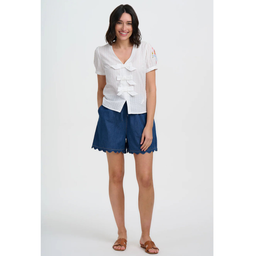 Shelly Scallop Shorts