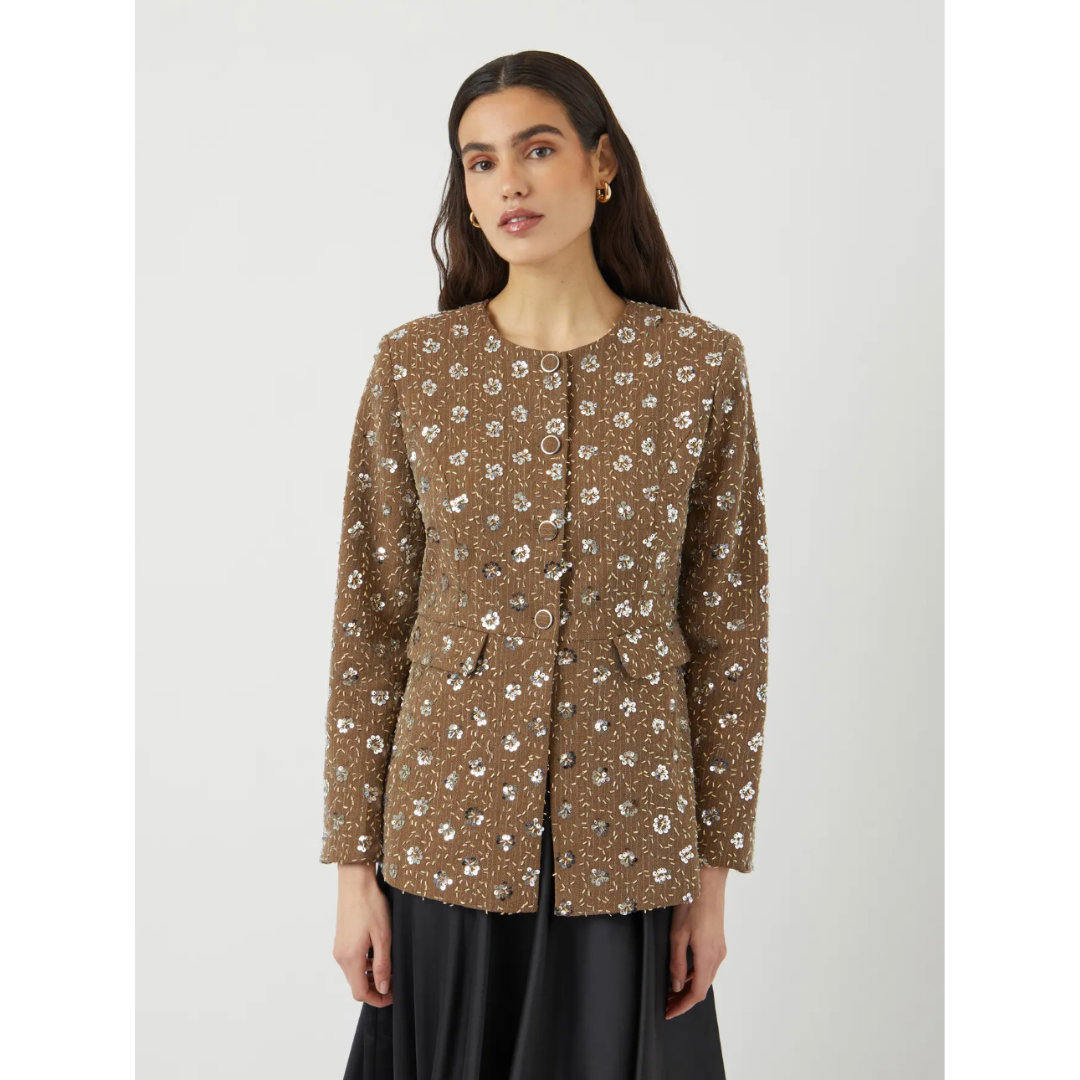 Embellished hourglass Blazer