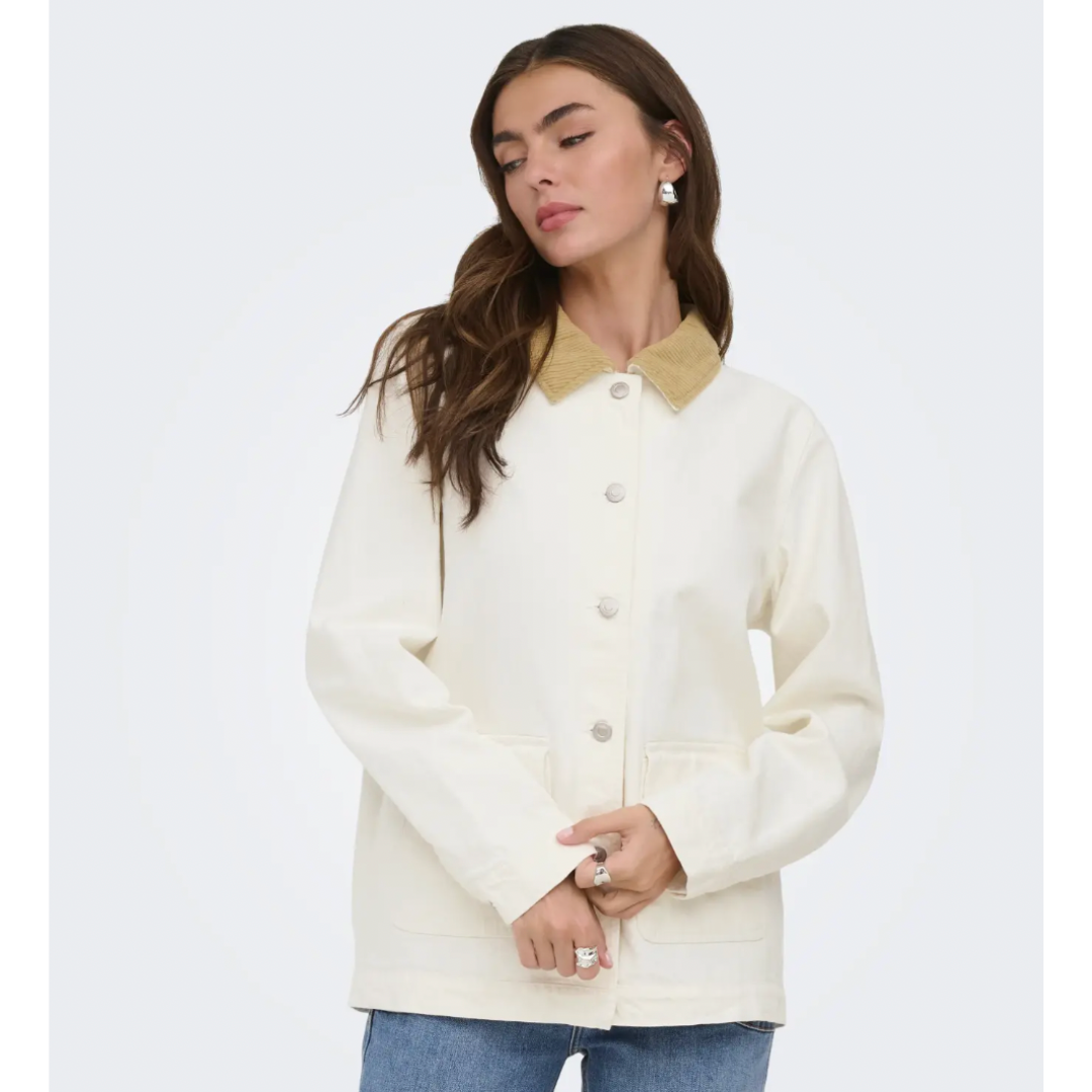 Frankie White Denim Jacket