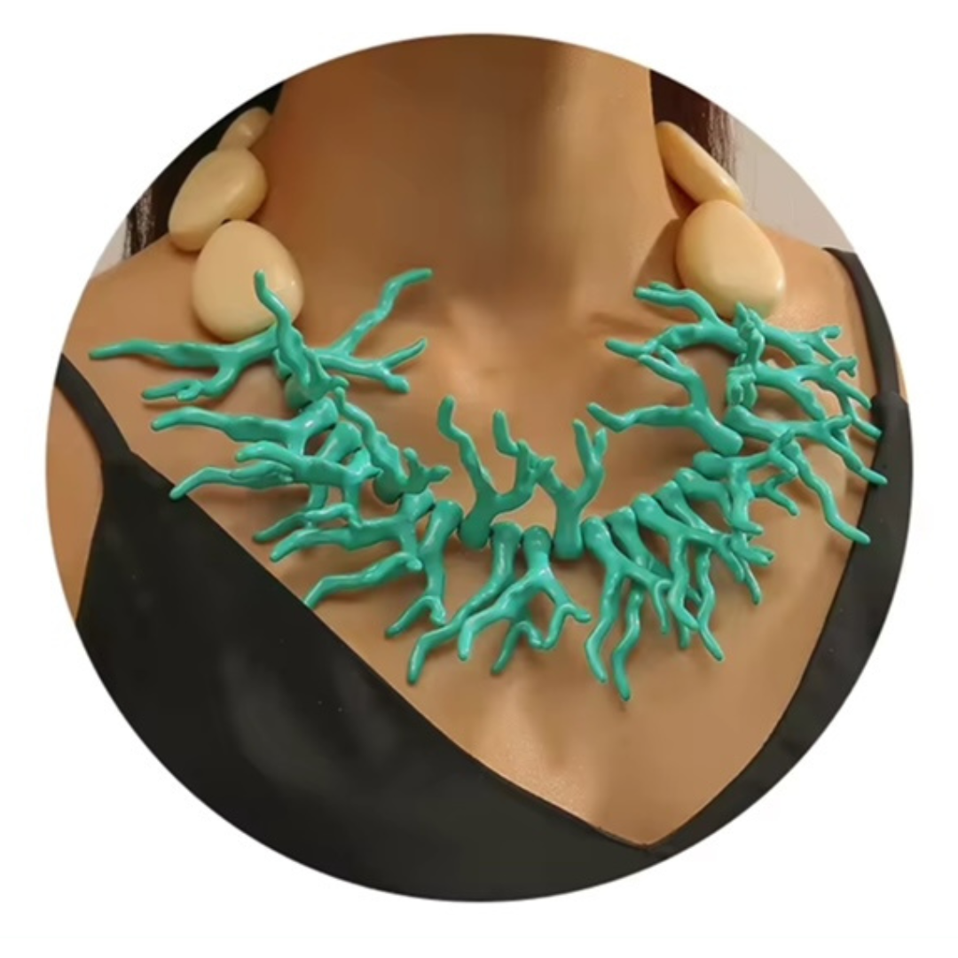 Turquoise Coral Necklace