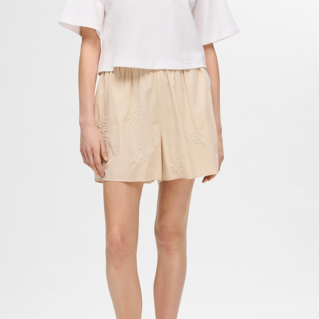 Melli Coral Embellished Shorts