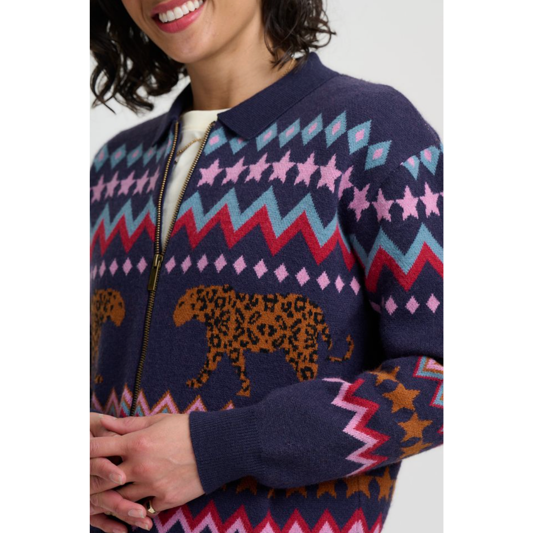 Katlin Knitted Bomber Jacket