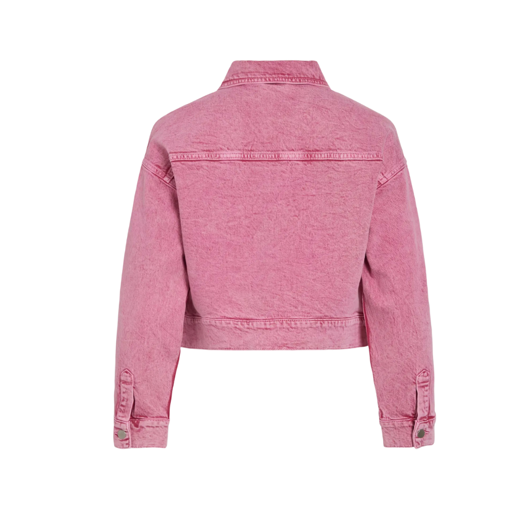 Fuchsia Denim Jacket