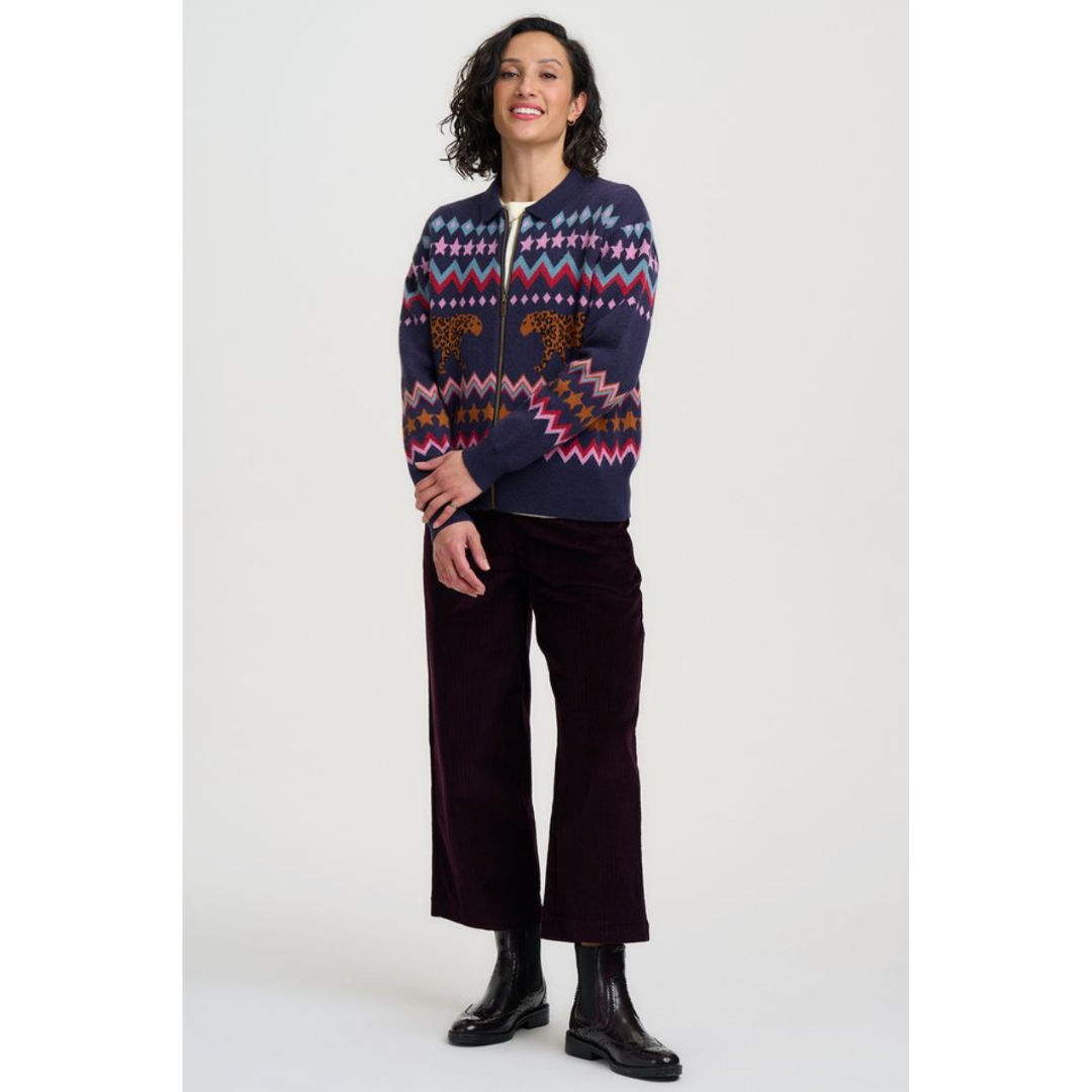 Katlin Knitted Bomber Jacket