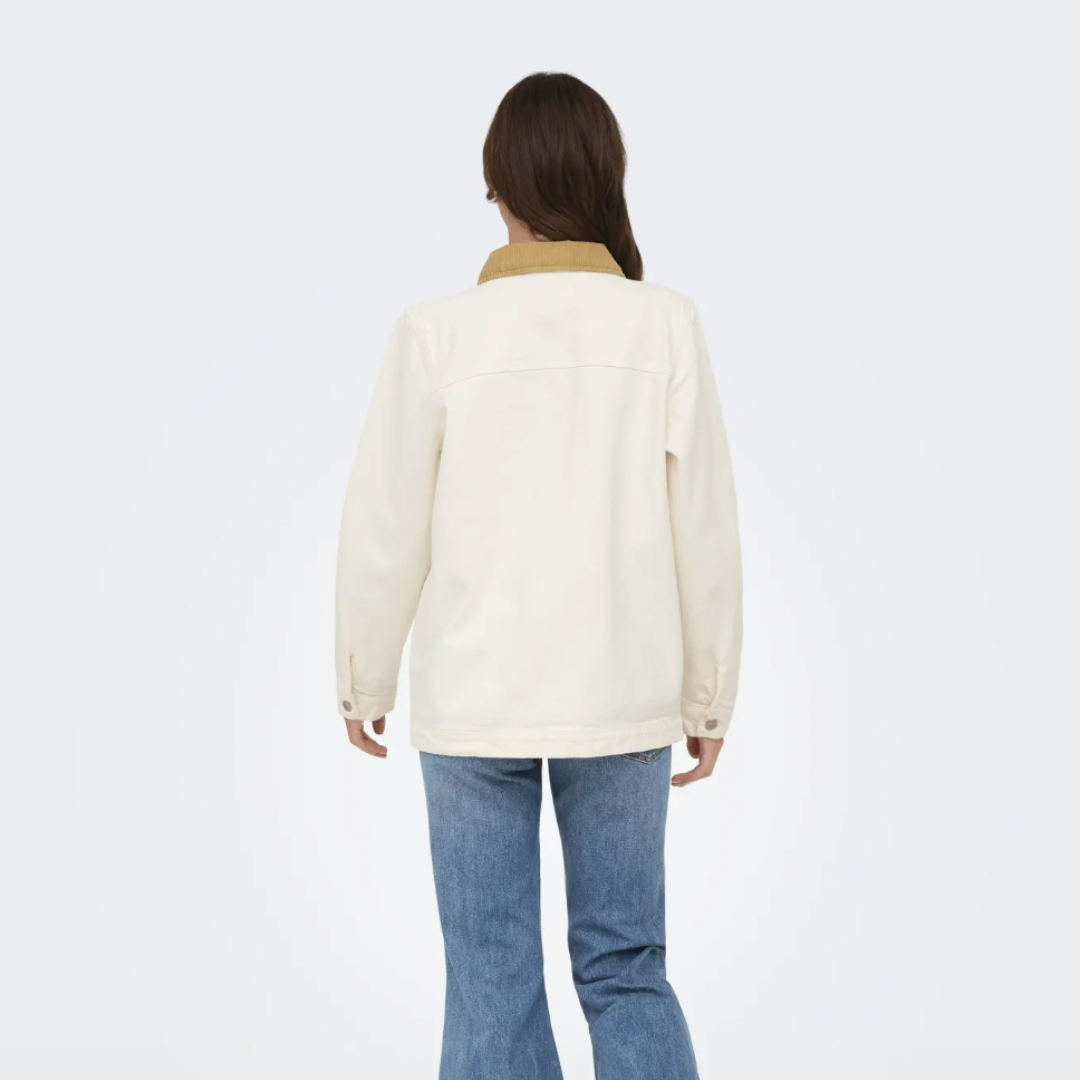 Frankie White Denim Jacket