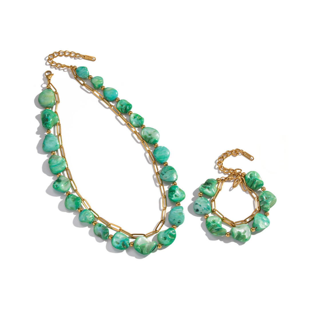 Azure Necklace & Bracelet