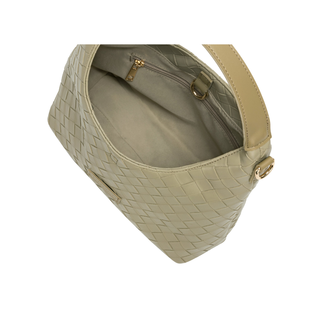 Sage Woven Shoulder Bag