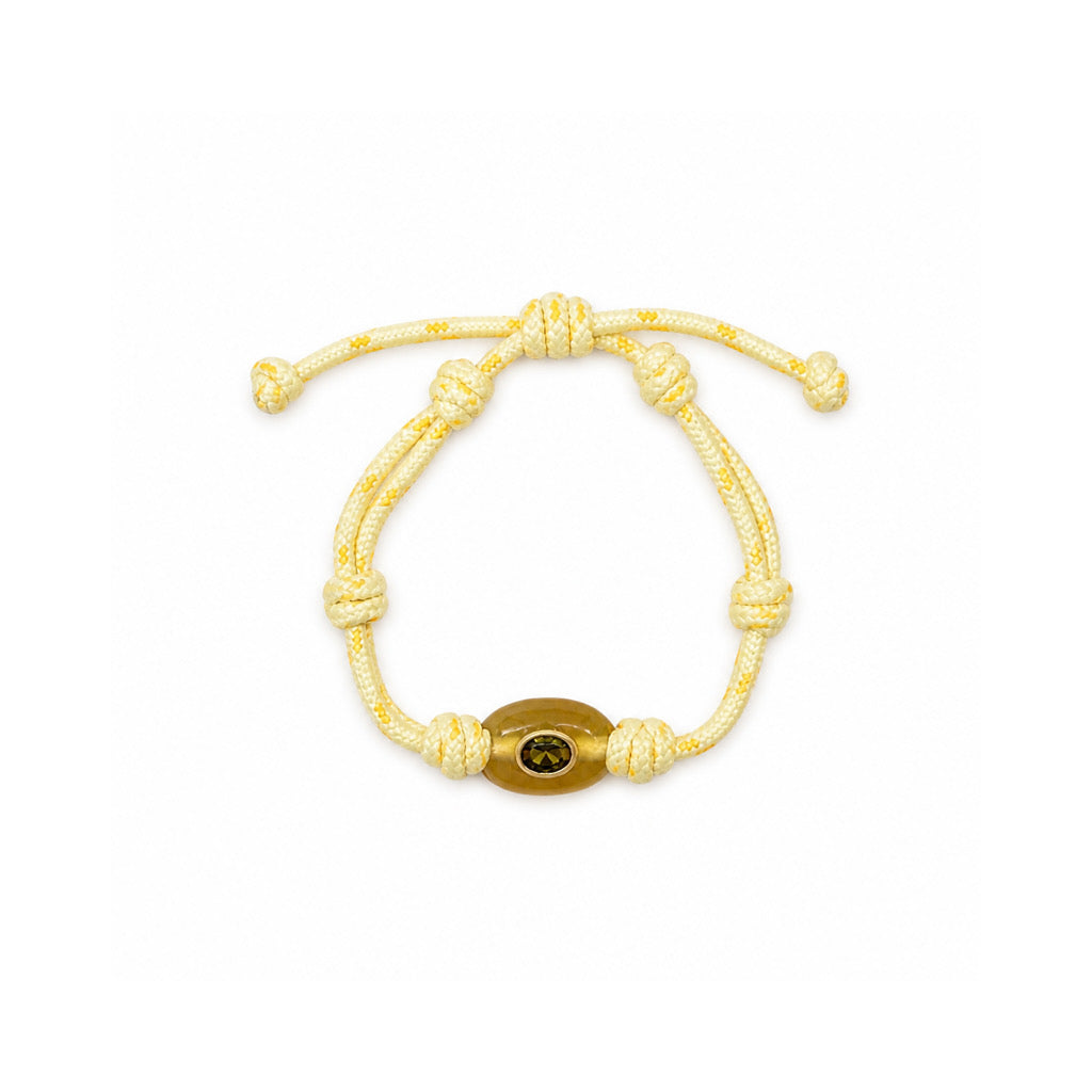 Harlow Paracord Necklace & Bracelet - Yellow