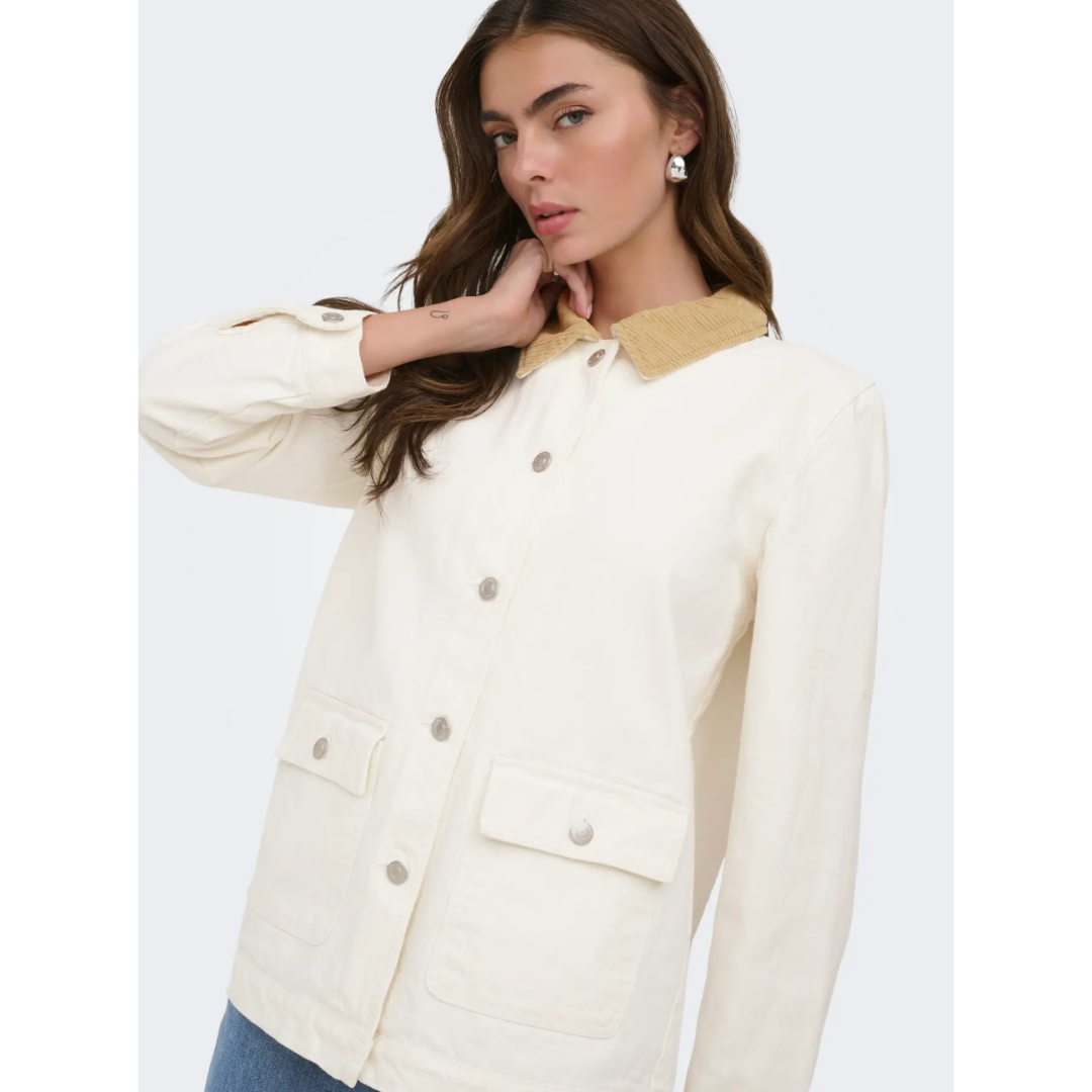 Frankie White Denim Jacket