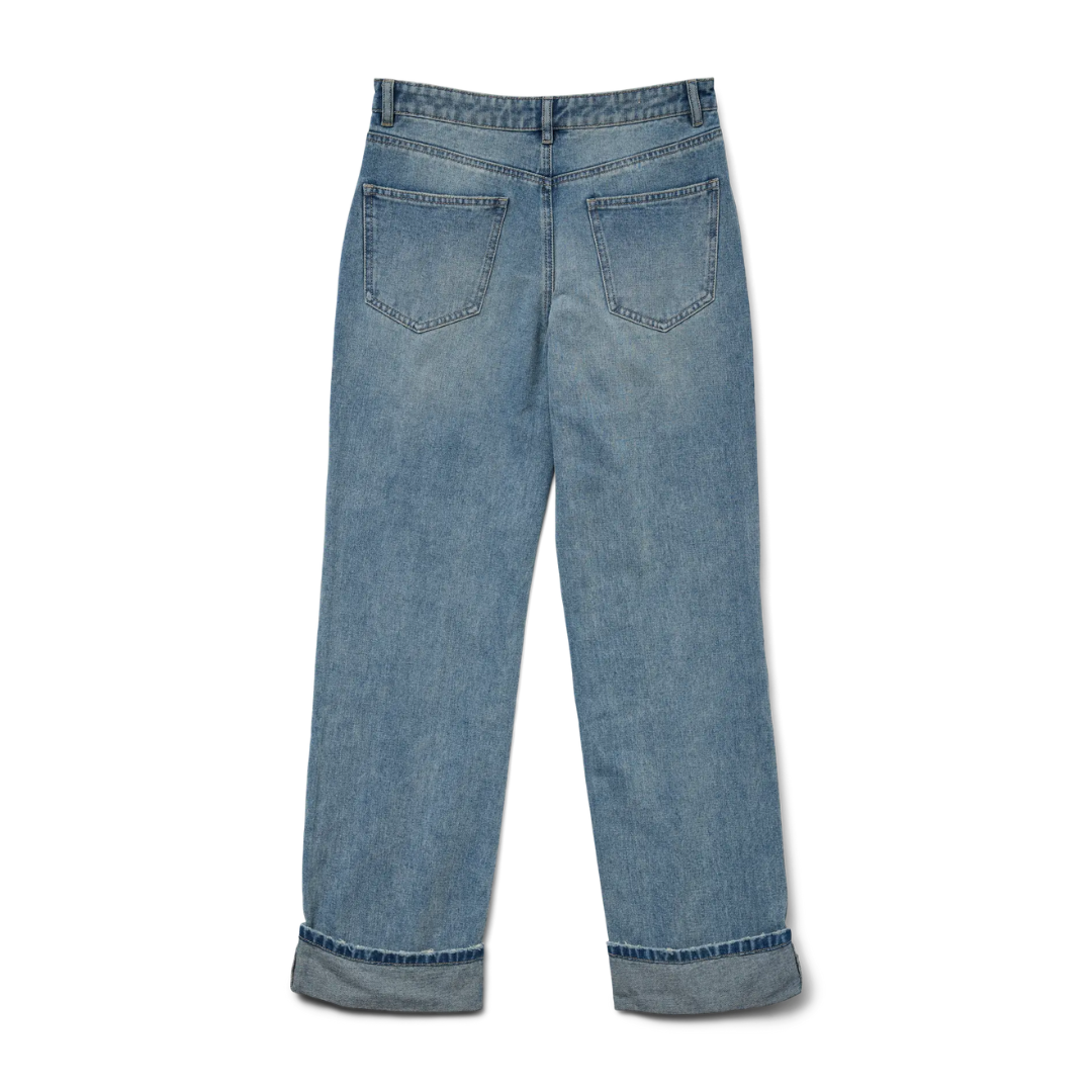 Jamie Pearl Turn Up Jeans