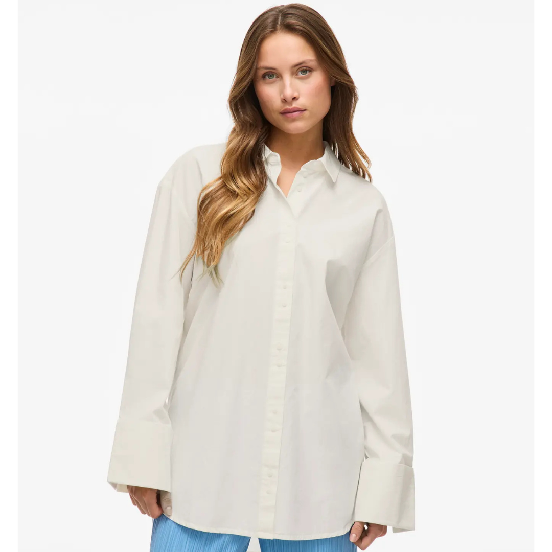 Marley White Cotton Shirt