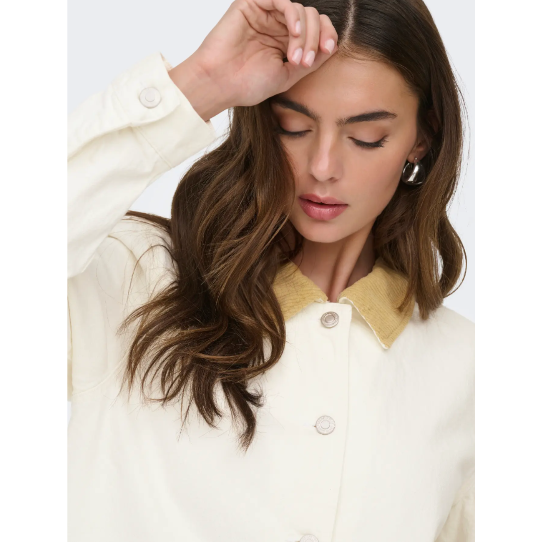 Frankie White Denim Jacket