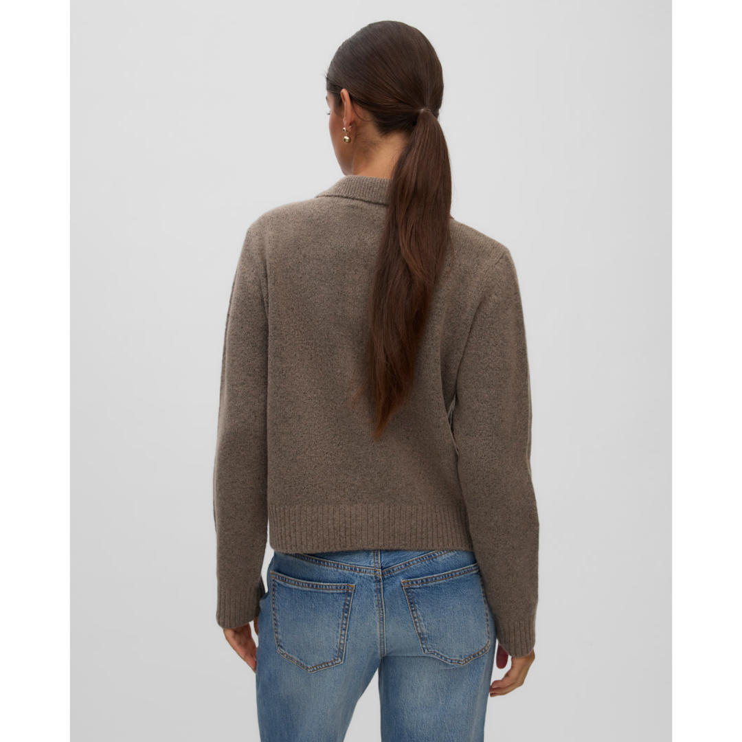 Cavallo Polo Cardigan - Oatmeal