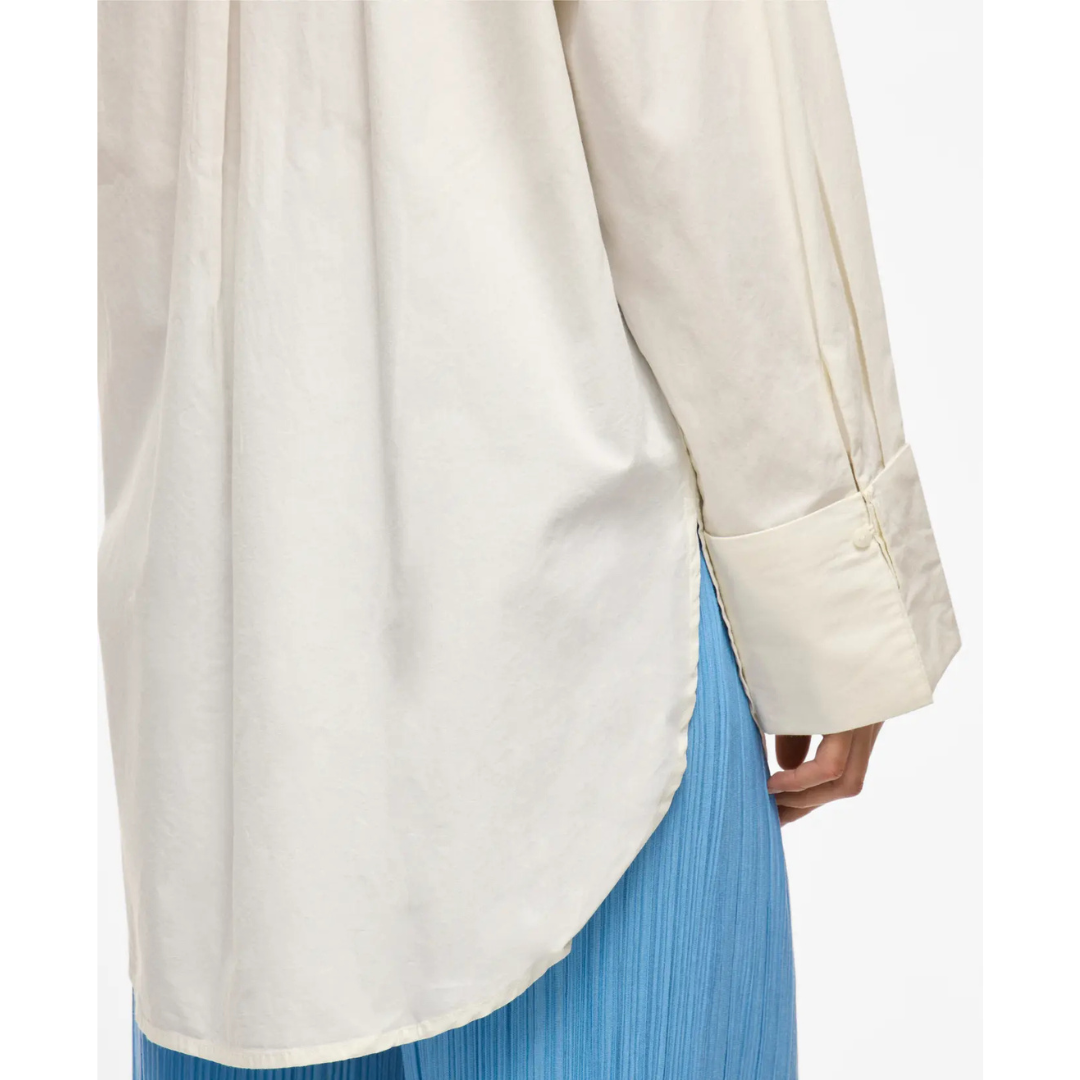 Marley White Cotton Shirt